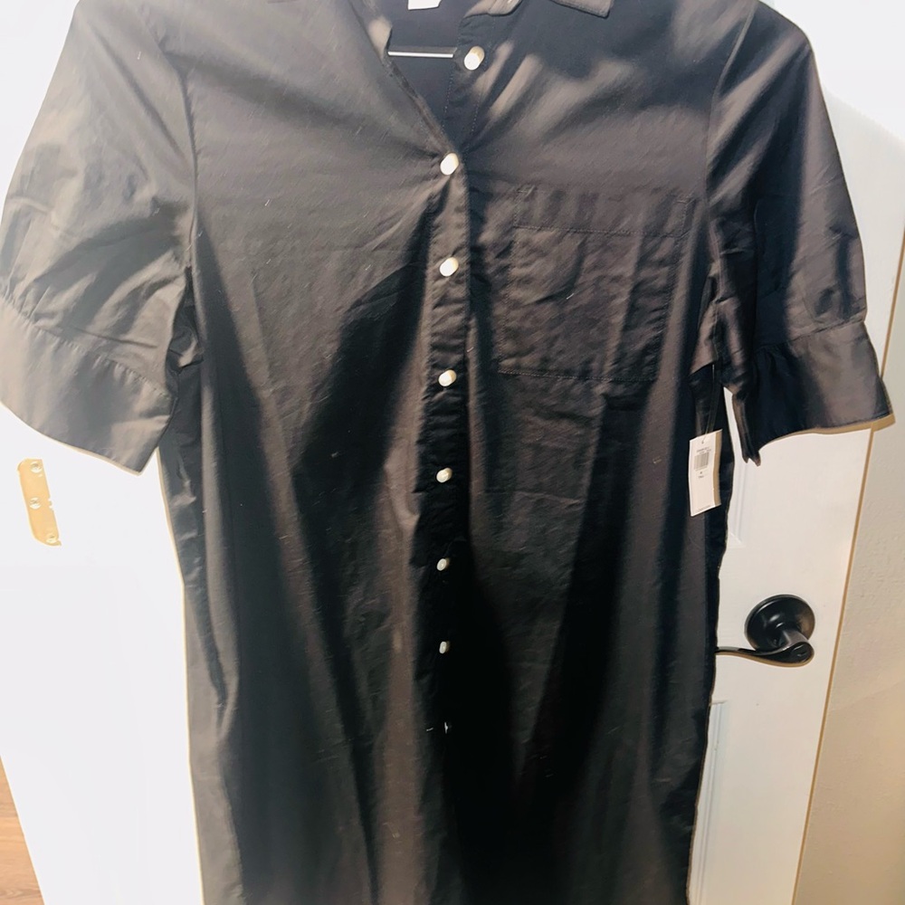 Women M Tall Dress Short Sleeve Shirt